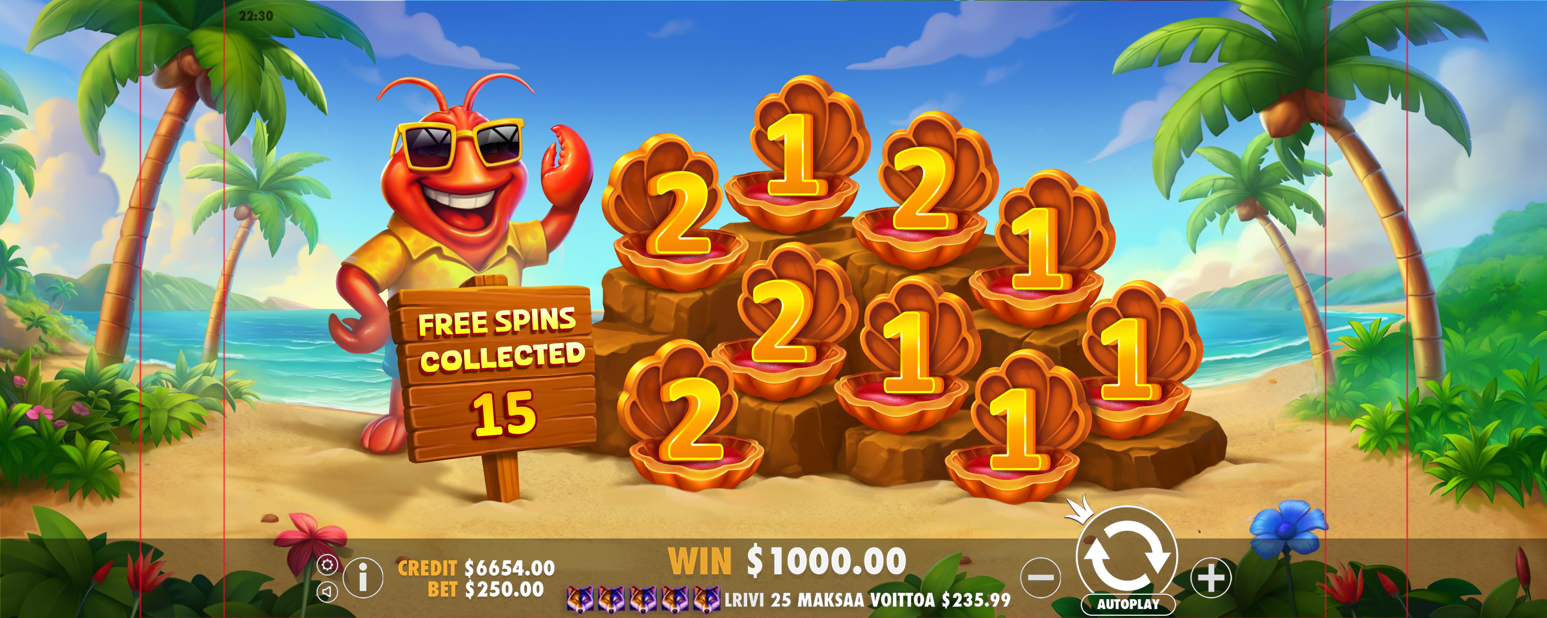 Lobster House - screenshot with slot description 8